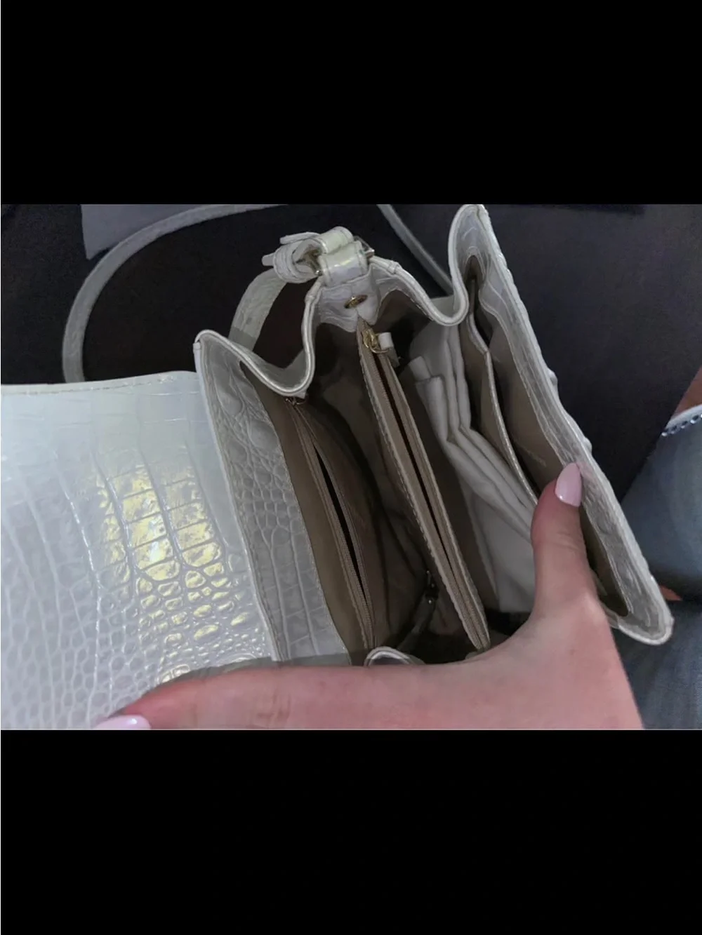 Brahmin Margo White Crossbody Bag - Picture 6 of 6
